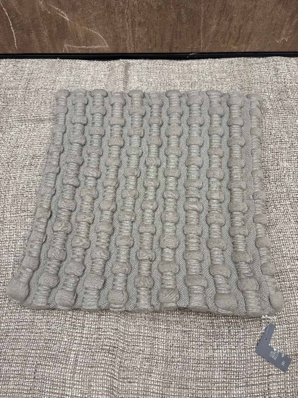 RH Restoration Hardware Loa Merino Wool Chunky Stripe Pillow Cover